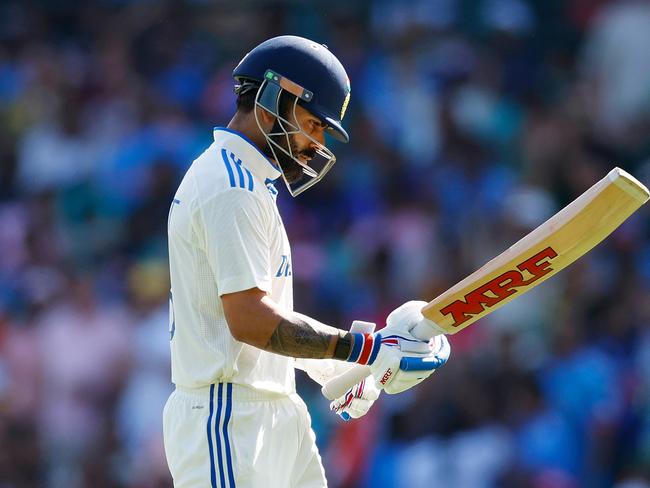 Virat Kohli endured a rough summer in Australia, which was likely his last Test series in the country. Picture: Getty Images