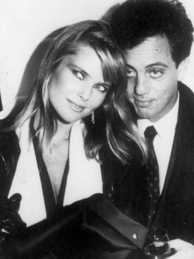 Model Christie Brinkley and singer Billy Joel in 1984. Picture: Supplied