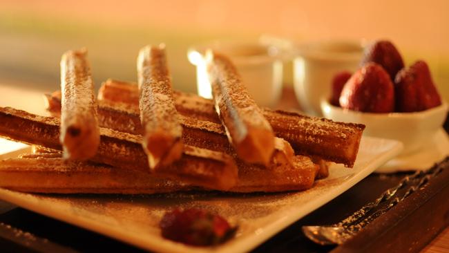 Churros are just one of the delicious sweet treats on the menu at Oliver Brown.