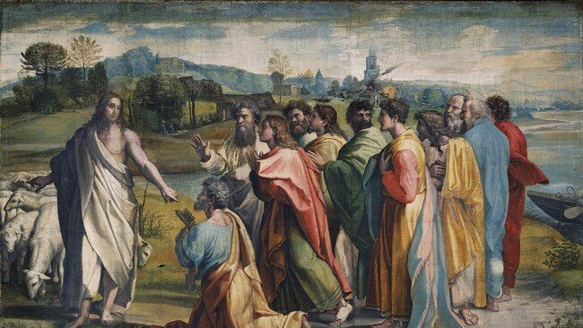 Raphael, Christ’s charge to Peter, 1515