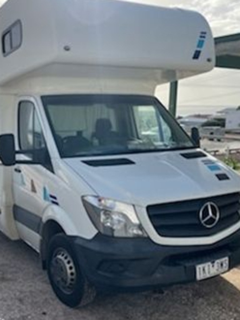 The NSW man bought a Mercedes motorhome about a month ago with the intention of travelling around Australia. Picture: SA Police