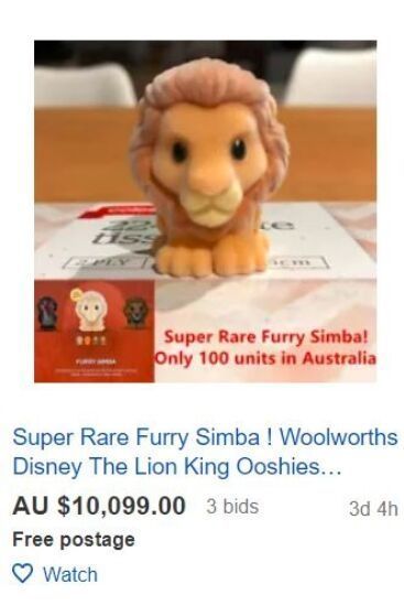 All the sale ooshies lion king