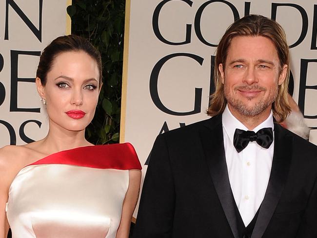 Angelina Jolie and Brad Pitt were Hollywood’s golden couple. Picture: AFP