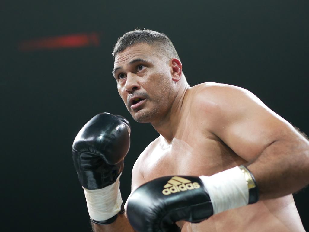 Justin Hodges at the Battle of the Reef fight night at the Townsville Entertainment and Convention centre, October 7 2023. Picture: Blair Jackson.