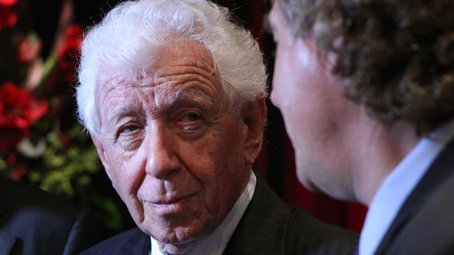 Change your tune: Westfield boss Frank Lowy. Picture: Hollie Adams