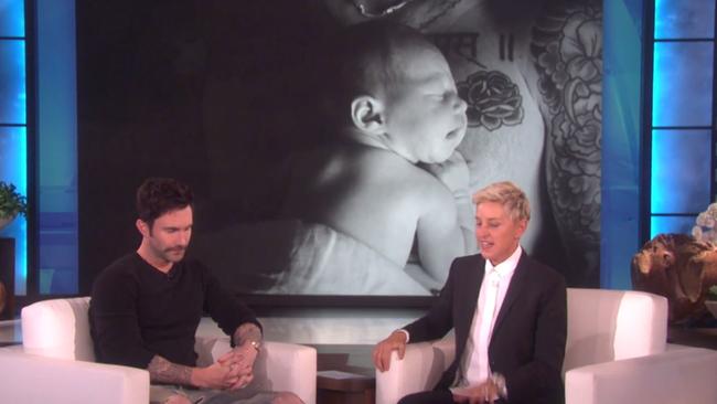 Adam Levine reveals Ellen DeGeneres named his baby girl | The Cairns Post