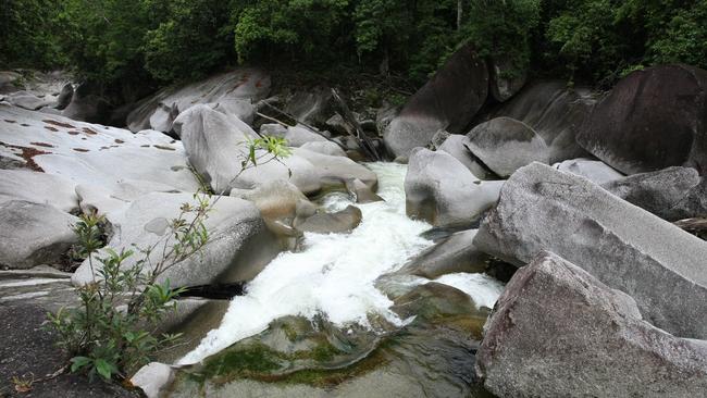 Devils Pool down from the boulders in Babinda. Picture: Francis Brendan