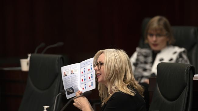 Parliament, Michelle O,Byrne MP. Picture Chris Kidd