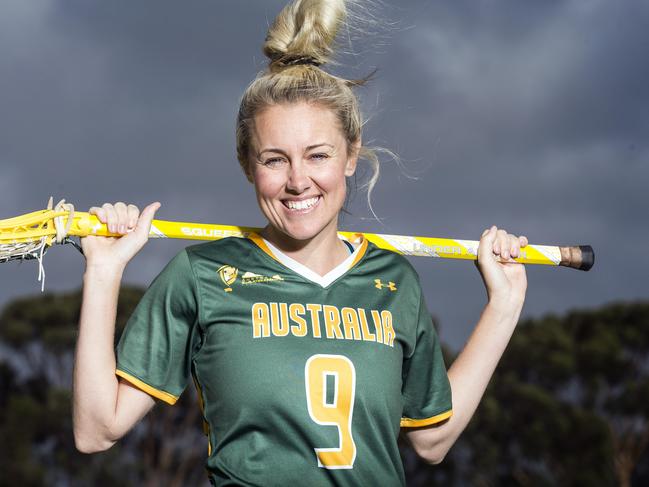 The story is about the participation of women in sport and how the numbers of women drop off after the age of 30.Sarah Mollison is 30 and she is a rare older female athlete at peak level - sheÕs in the Australian team going to the World Cup. Picture: Sarah Matray