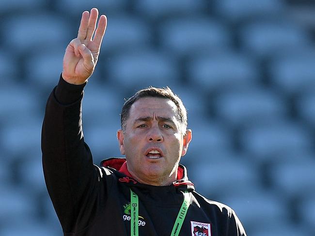 The NRL has opened the door for Dragons assistant coach Shane Flanagan to return. Picture: AAP/Dan Himbrechts