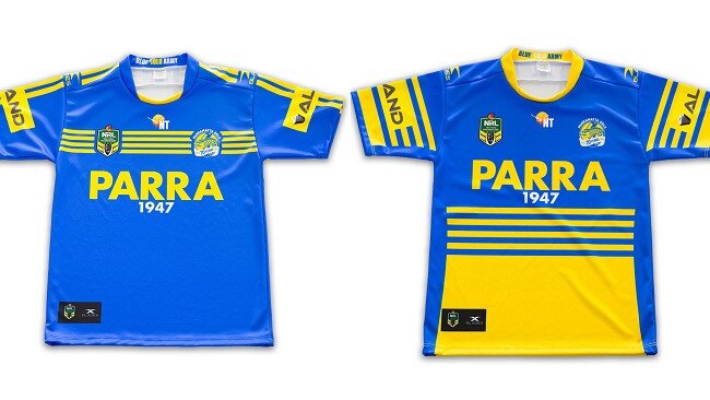 Eels jerseys for the 2017 season.