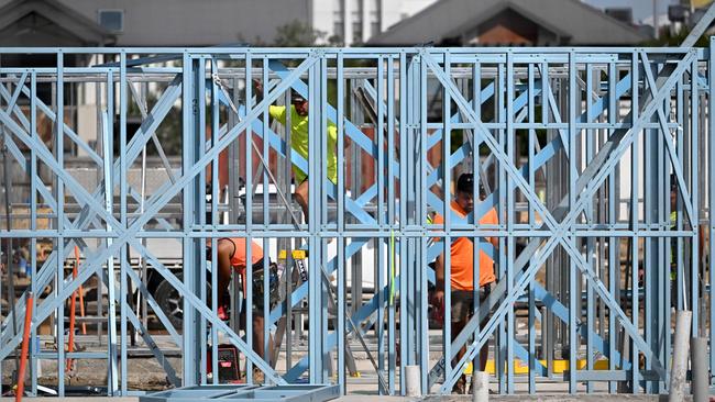 Many building firms have gone bust this year. Picture: William West / AFP