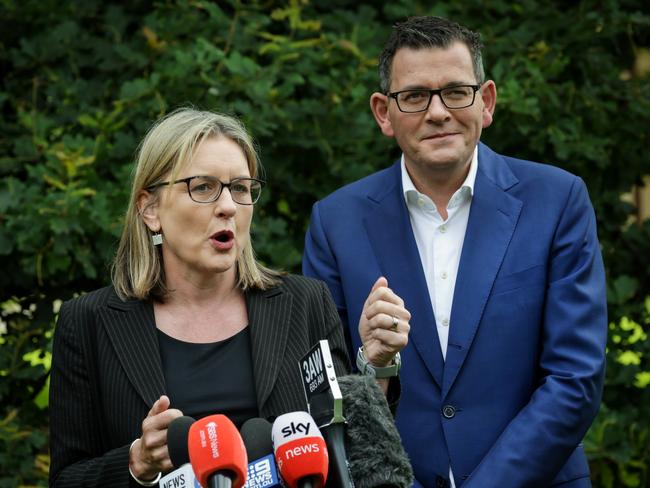 Daniel Andrews has handed the poisoned chalice to Jacinta Allan. Picture: Ian Currie