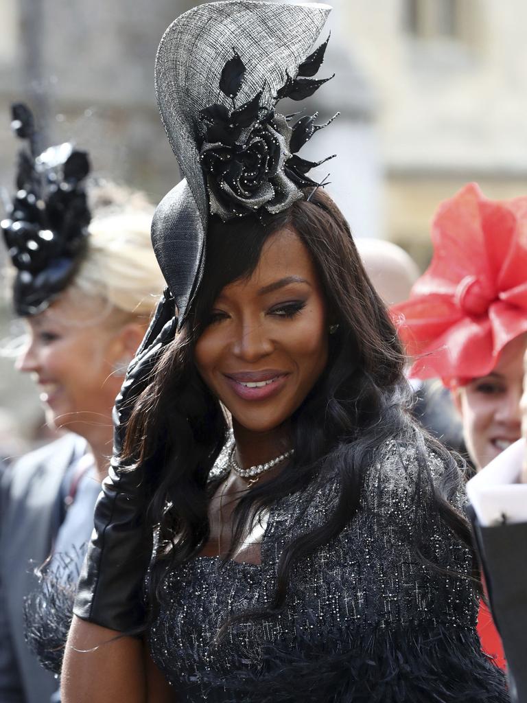 Naomi Campbell is a good friend of Eugenie’s mum, Sarah Ferguson. Credit: Gareth Fuller/Pool via AP