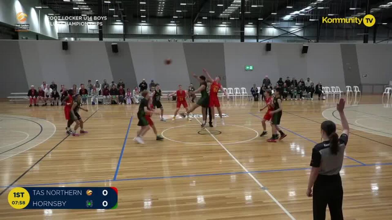 Replay: Tasmania Northern Tigers v Hornsby Ku Ring Gai Spiders (Boys) - 2024 Basketball Australia U14 Club Championships Day 2