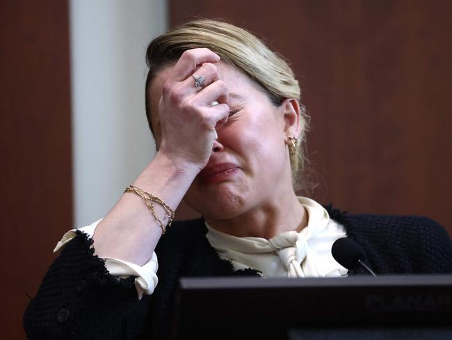 They accused her of ‘fake crying’. Picture: Jim Lo Scalzo/AFP