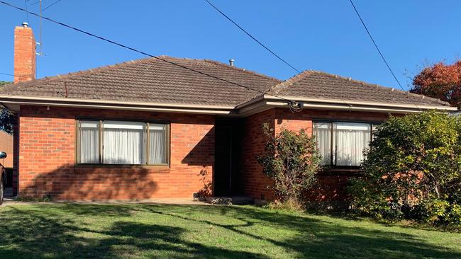 The Bentleigh East house where the Petrovs lived under the new names Sven and Anna Allyson. Picture: Jamie Duncan