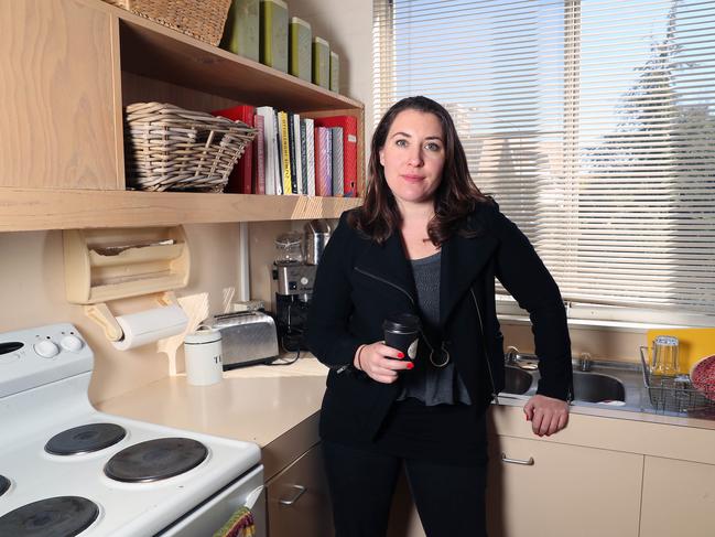 Several AFP officers arrived at the Canberra house of award-winning political editor Annika Smethurst in June with a search warrant and spent several hours inside rifling through her personal items, including her underwear. Picture: Gary Ramage