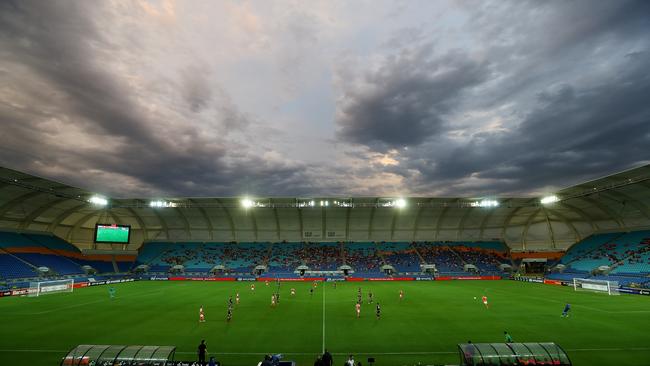 Cbus Super Stadium played host to an A- League match in 2017. (Photo by Chris Hyde/Getty Images)