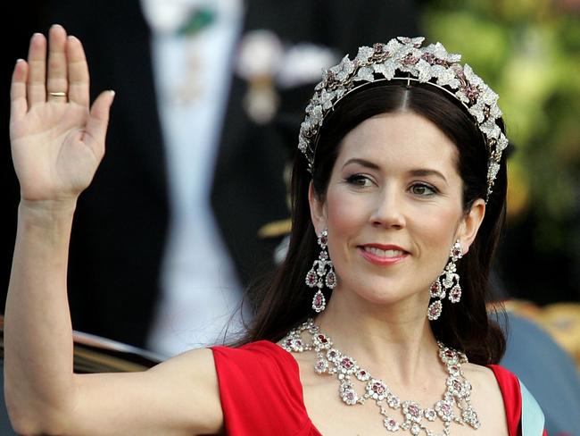 Queen to be – Princess Mary pictured arriving at a gala performance at the Royal Theatre in Copenhagen, Denmark. Picture: Pascal Le Segretain/Getty Images