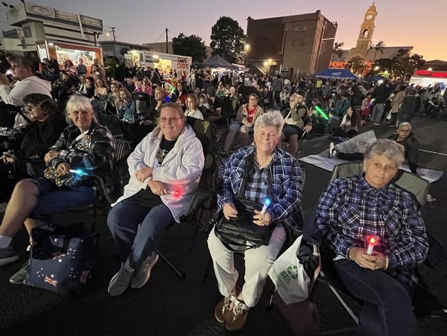 The city turned out to celebrate its annual Christmas carols event.