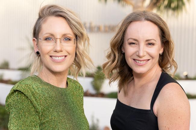 Mandy Nestdale and Carly Morgan at the Beach House Launch, The Pulse April 18 2023. Picture: Celeste Humphrey