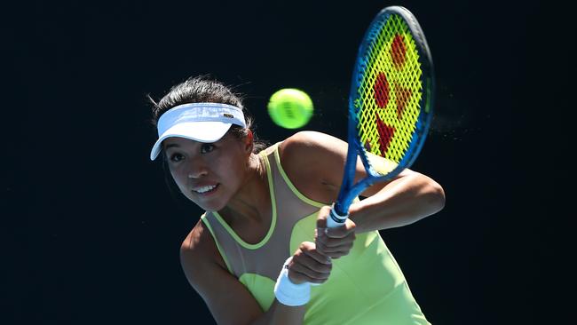 Lizette Cabrera will be thinking of her dad during the Australian Open. Picture: Getty Images