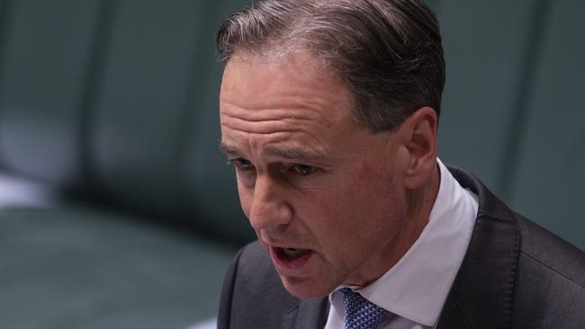 Minister for Health and Aged Care, Greg Hunt. Picture: NCA NewsWire / Martin Ollman