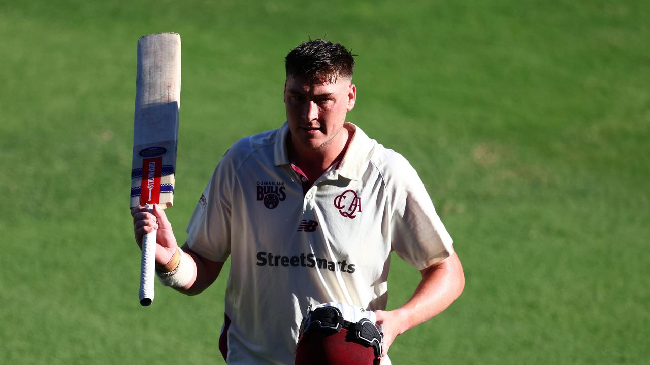 Matthew Renshaw has made sure his name is still around the mark for Australia selection with another Sheffield Shield ton. (Photo by Chris Hyde/Getty Images)