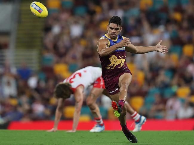 Charlie Cameron was kept quiet against the Swans. Picture: Jono Searle/AFL Photos/via Getty Images