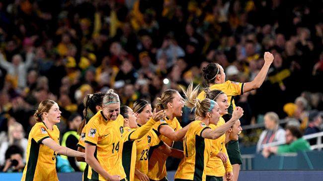 Watch out Broncos, there’s some new stars in town! The Matildas are set to beat out the Broncos in Brisbane this week. Picture: Getty Images.