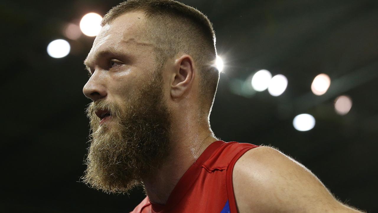 Gawn is arguably the best ruckman in the competition. Picture: Michael Klein