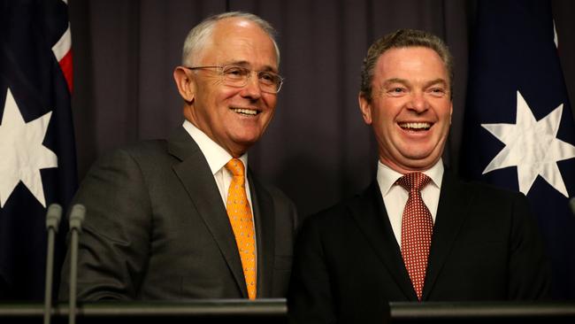 Christopher Pyne will be reading Malcolm Turnbull’s book.