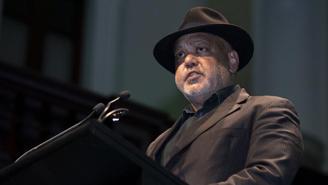 Noel Pearson speaking at a YES Event at Town Hall, Sydney. Picture: Monique Harmer