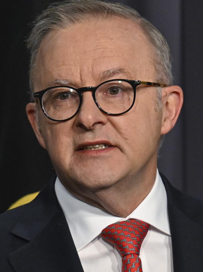 The report could spell doom for Labor’s Anthony Albanese. Picture: NewsWire/Martin Ollman