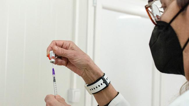 The Pfizer vaccine will be the first to be rolled out in Australia from February 22. Picture: Robert Atanasovski /AFP