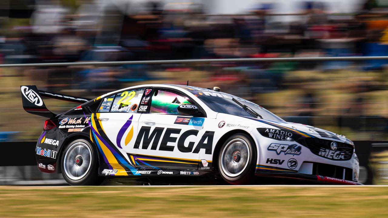 Mega’s branding takes up a large chunk of one of the grid’s most distinctive liveries.