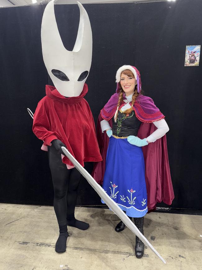 Mark Rawlins and Erin Hoffrichter attend the Oz Comic Con Melbourne at the Melbourne Convention & Exhibition Centre on Saturday, June 07, 2025. Picture: Jack Colantuono