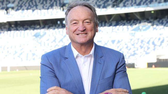 Cook was instrumental in erasing debt, bolstering membership figures and overseeing the redevelopment of GMHBA Stadium during his time at Geelong. Picture: Alan Barber