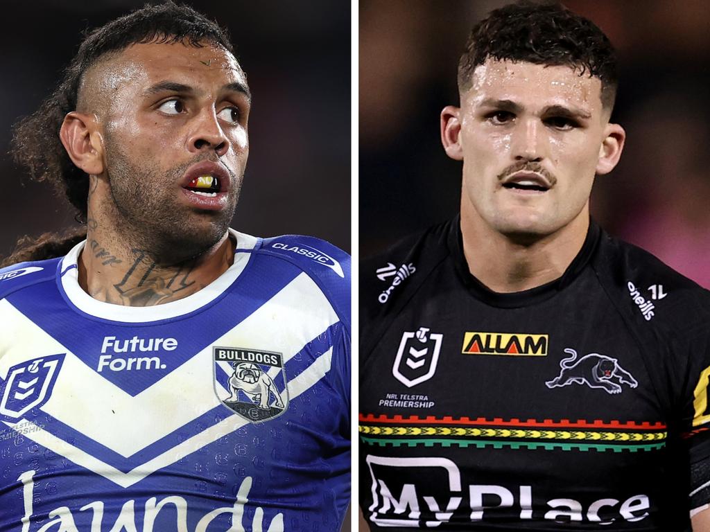 Josh Addo-Carr and Nathan Cleary