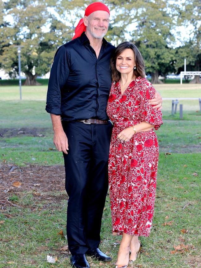 Peter FitzSimons and Lisa Wilkinson have been left ‘bruised’ by last year’s controversies. Picture: Stephen Cooper