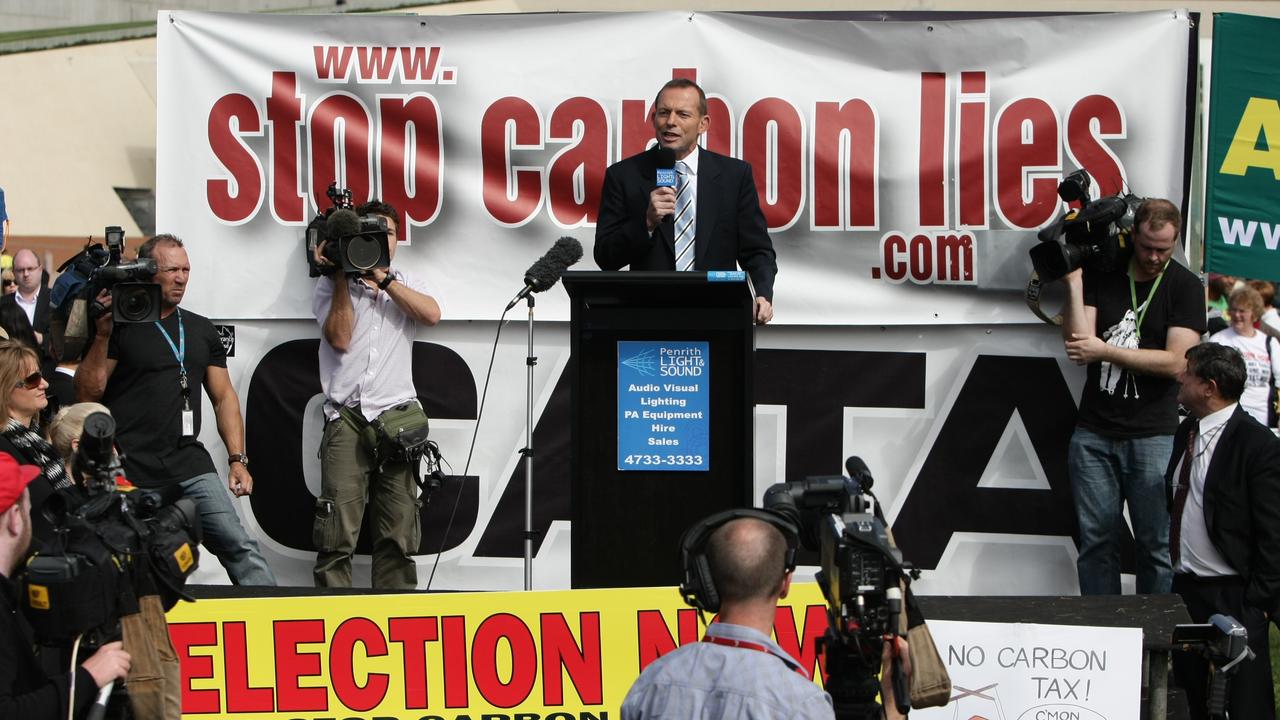 Opposing Labor’s carbon tax helped Tony Abbott win the 2013 election.