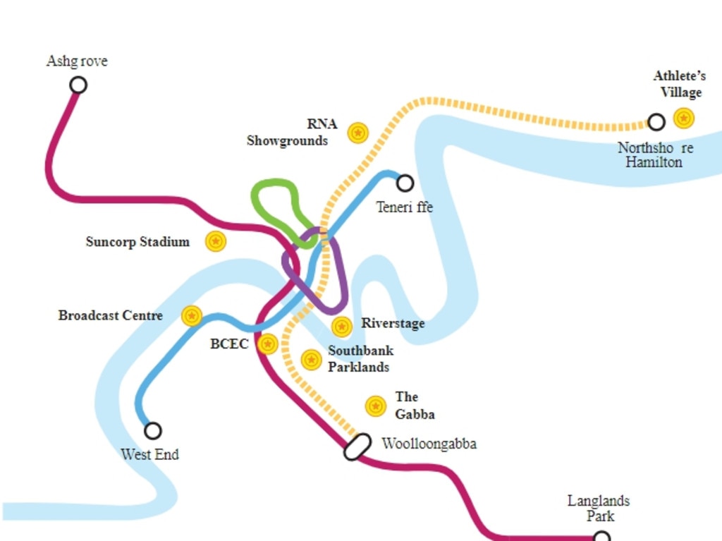 A detailed plan to keep Brisbane moving and deliver a long-term transport legacy beyond the 2032 Olympic and Paralympic Games. Picture: Brisbane City Council