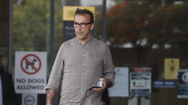 Laurent Hayez, father of missing Belgian backpacker Theo Hayez, outside Byron Bay Court House during the inquest into his son's 2019 disappearance in December, 2021. Picture: Liana Boss