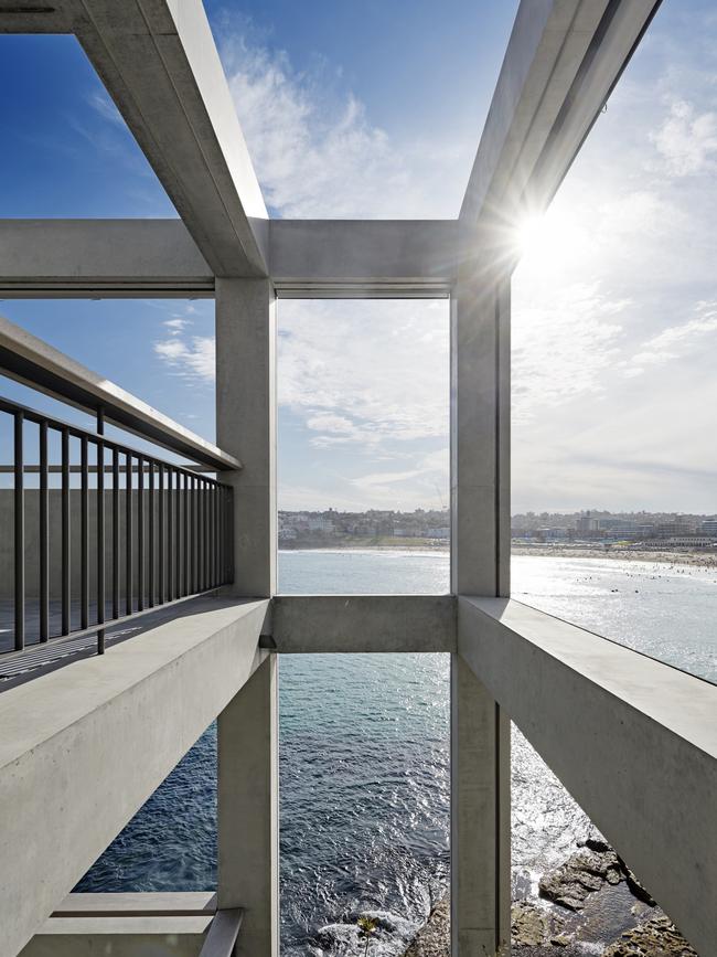 Nick Tobias’s firm created the award-winning Deepwater overlooking Bondi Beach. Picture: Justin Alexander