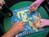 People playing Scrabble