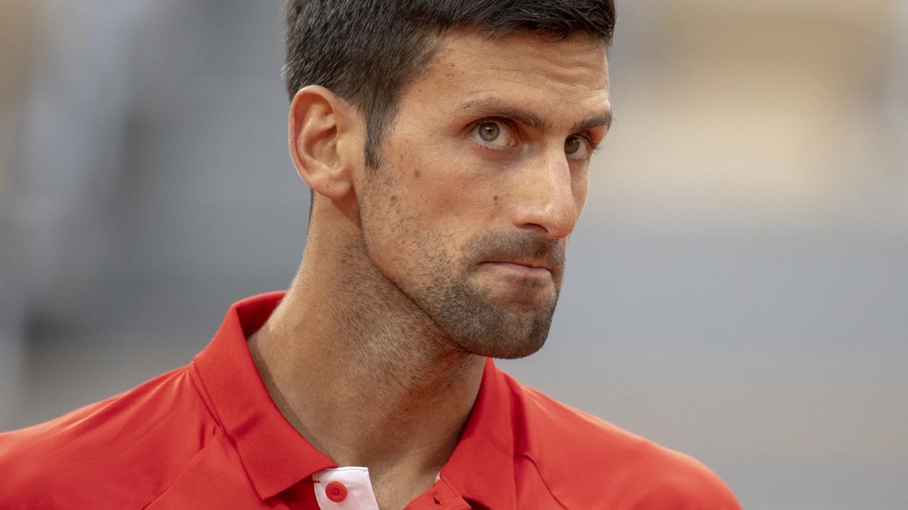 Novak Djokovic was interrogated at Melbourne airport for six hours. Picture: Tim Clayton/Corbis via Getty Images