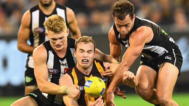 Tom Mitchell has 50 touches for Hawthorn. Picture: Getty Images