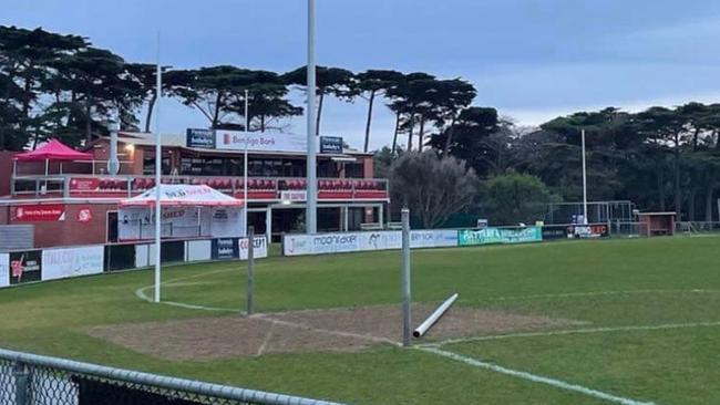 Goal posts go missing before MPNFL match