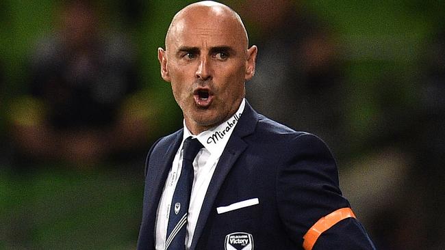 Kevin Muscat fires up on the sideline.